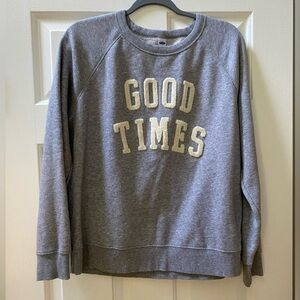 Gently used Grey & White Old Navy sweatshirt